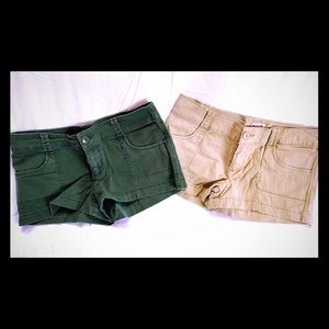 2 Mossimo 3” shorts!! Sz 7